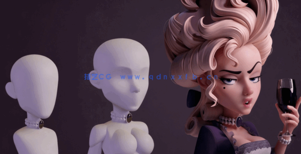 Zbrush人物角色基础网格雕刻原理视频教程 附源文件 (图2) Zbrush人物角色基础网格雕刻原理视频教程 附源文件 (图2)