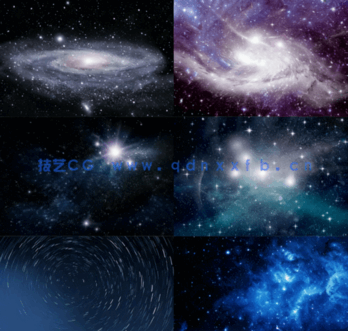 341张高清宇宙银河星空星云星空贴图(图1)