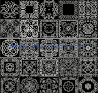 364款手绘古代亚洲花纹图案Alpha贴图(图5)