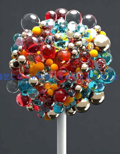 精品Redshift渲染器创意波波糖棒棒糖C4D工程模型大合集(图3)