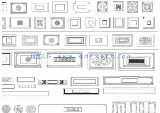 2026年最新道路铺装CAD图库CAD地面铺装CAD地面拼花CAD园林景观铺装CAD铺地(图5)