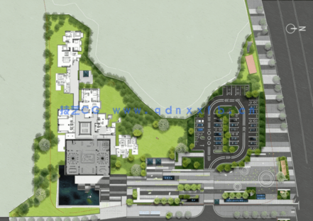 6套户外停车场景观CAD生态停车场CAD公共停车场CAD户外停车场效果图CAD户外停车场CAD(图6)