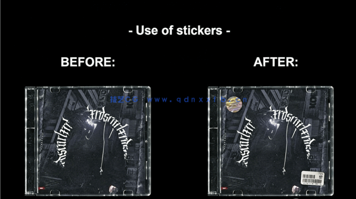 15个逼真音乐CD样机封面艺术PSD模板(图2)