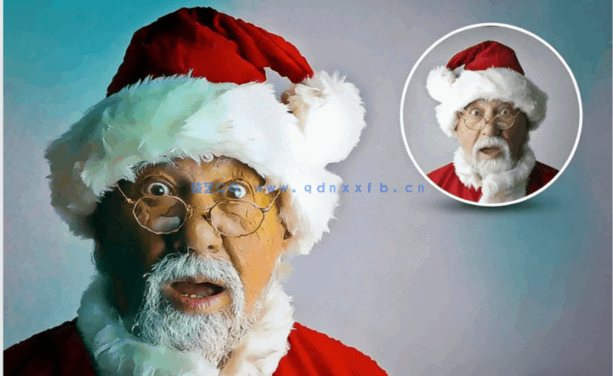 逼真油画肖像效果数字绘画人像PSD模板(图2)