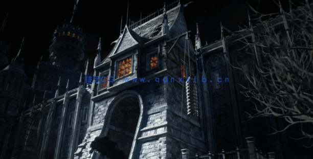 [建筑景观] 超自然黑暗奇幻恐怖城堡建筑环境场景3D模型(图4)