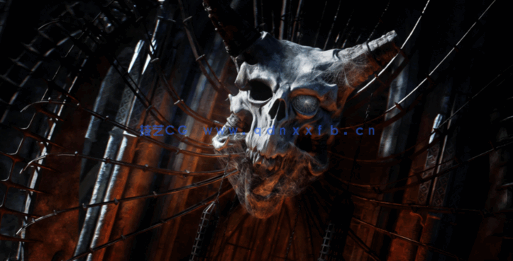 [建筑景观] 超自然黑暗奇幻恐怖城堡建筑环境场景3D模型(图6)