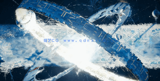 [建筑景观] 12组大型Blender科幻概念动画场景3D模型合集(图5)