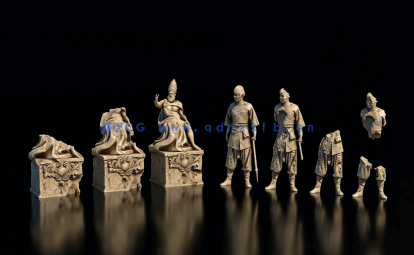 [建筑景观] 古罗马失落的帝国建筑场景3D模型合集(图3)