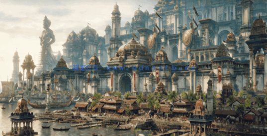 [建筑景观] 南印度朱罗王朝风格建筑环境场景3D模型(图2)