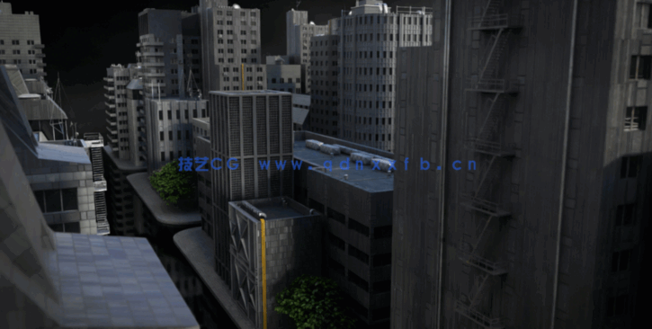 [建筑景观] 日本新东京Tokyo科幻城市建筑景观3D模型合集 更新版(图4)