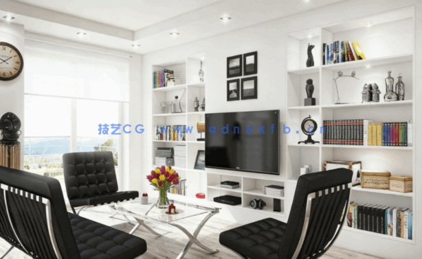 [建筑景观] 120组超精细室内外建筑可视化3D模型合集(图5)