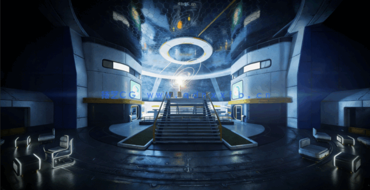 [建筑景观] 太空探索飞船外星基地环境场景3D模型合集(图4)