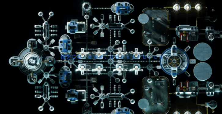 [建筑景观] 太空探索飞船外星基地环境场景3D模型合集(图7)