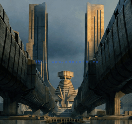 [建筑景观] 科幻乌托邦宏伟现代城市建筑景观3D模型合集 更新版(图3)