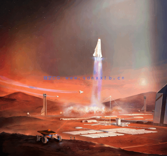 [建筑景观] 科幻太空殖民地环境场景3D模型(图2)