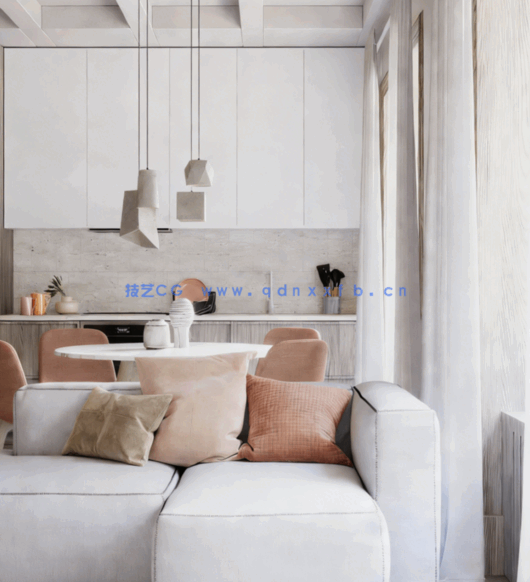 国外工装效果图图集(高清无水印大图) -极简主义家装案例图集(图3)