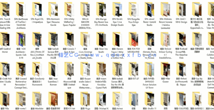 2022室内设计师资料库 国外工装篇 健身房(71)套(图1)