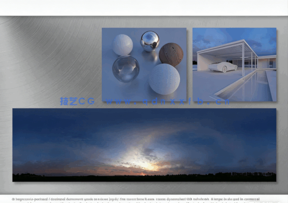 HDR天空贴图 VizPeople hdr v2(图1)