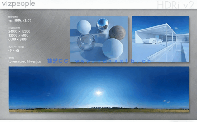 HDR天空贴图 VizPeople hdr v2(图5)