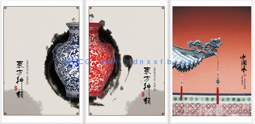 中国风国潮新中式装饰画(图2)