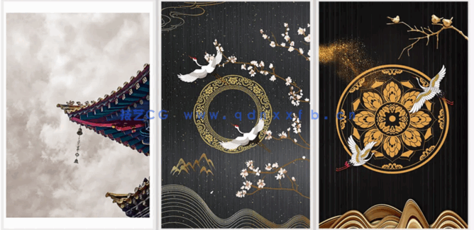 中国风国潮新中式装饰画(图4)