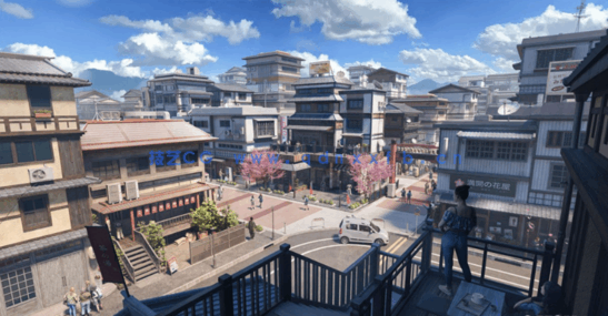 50.6G超大容量C4D日式传统复古风格社区建筑街道旅游风景区模型合集(图1)