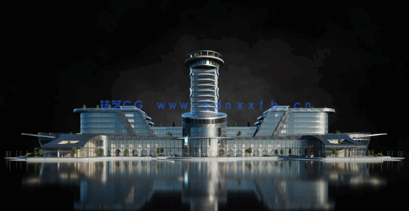 101G超大C4D美国旧金山现代大都市豪华酒店住宅购物中心科幻赛博朋克城市建筑模型合集(图10)