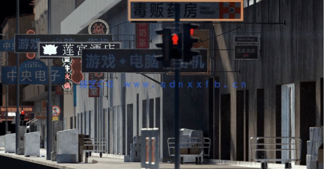 170G超大容量C4D现代都市香港高楼大厦工地小巷街道建筑模型合集(图13)