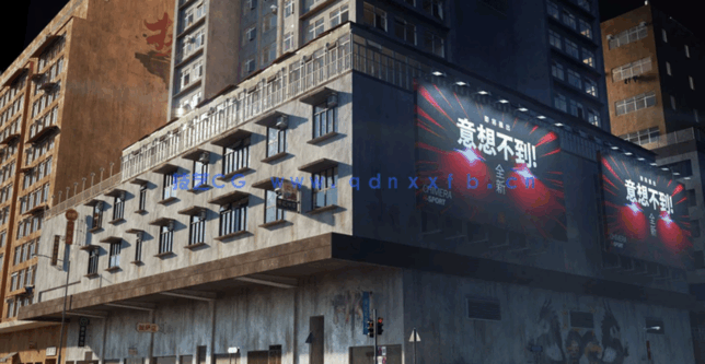 170G超大容量C4D现代都市香港高楼大厦工地小巷街道建筑模型合集(图17)