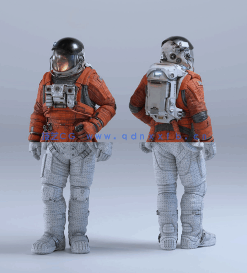 54G超大C4D火星车地形太空宇航员人物角色模型合集下载(图11)