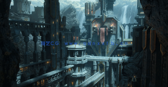 17G大小C4D中世纪铁匠城堡科幻游戏建筑模型合集(图1)