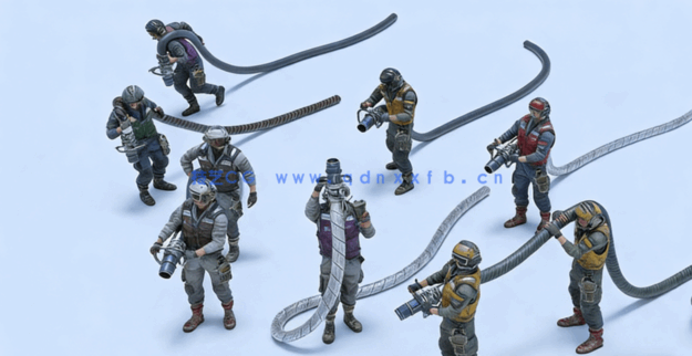 C4D太空舰队零件飞船机组人员科幻未来战舰模型合集(图2)