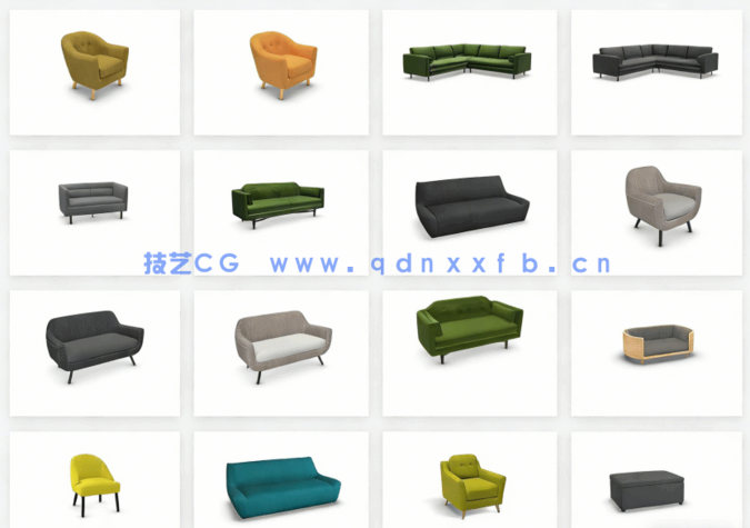 1500组Made出品大型家居家具3D模型合集(图3)