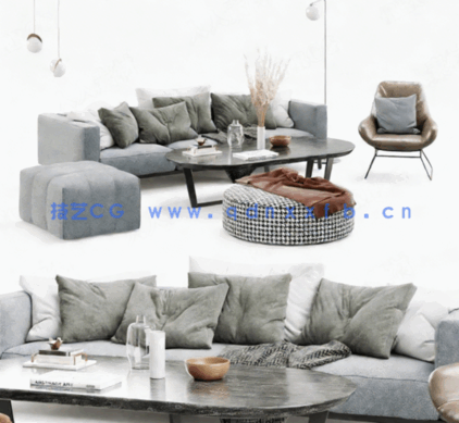  200组高品质现代风格休闲时尚家居家具3D模型合集 Evermotion第219季(图2)