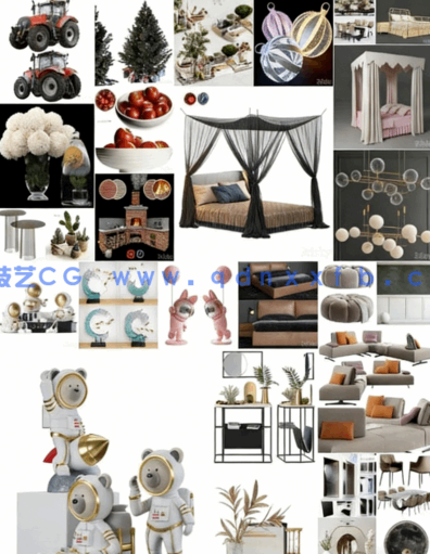 [家具模型] 3dsky精品家具装饰等3D模型合集2023年11月第一季(图5)