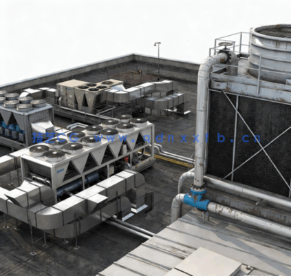 [家具模型] 屋顶大型重要空调暖通供暖系统3D模型合集(图1)