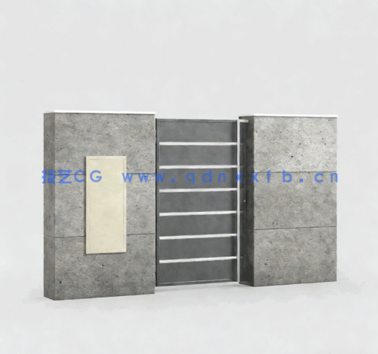 [家具模型] 126组高品质现代门大门车库门等门类家具3D模型合集 Evermotion Archmodels第243季(图5)