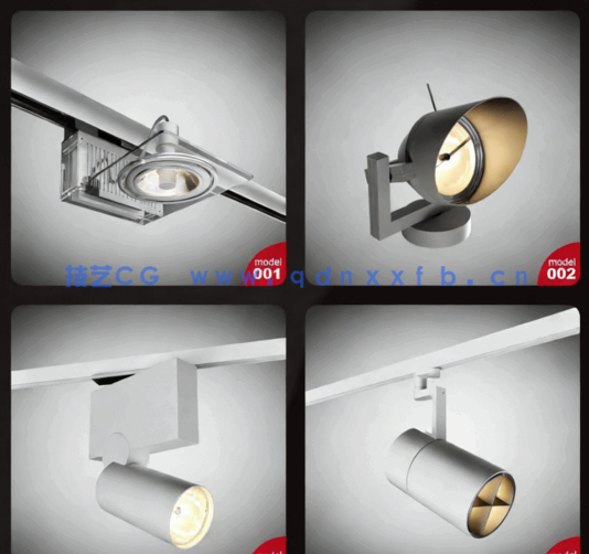 [家具模型] 50组高品质灯具3D模型与纹理合集 Evermotion Archmodels第140季(图3)