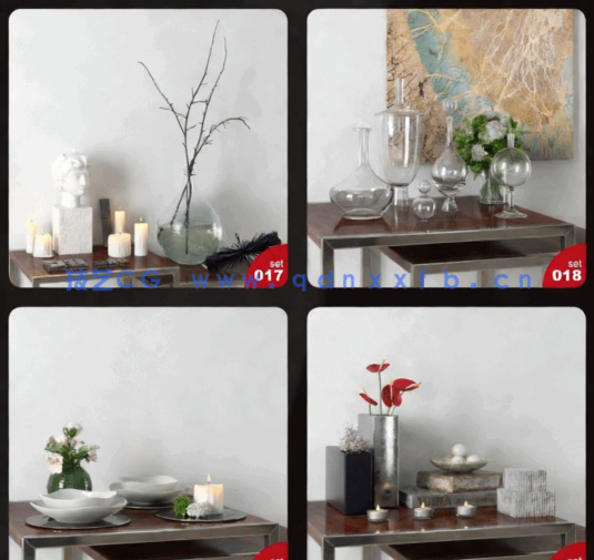 [家具模型] 44组高品质室内客厅小装饰品3D模型合集 Evermotion Archmodels第139季(图4)