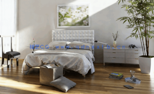 36组高品质卧室家具套装3D模型合集 Evermotion Archmodels第123季(图1)