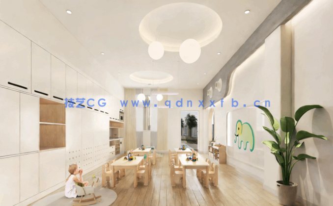 15套幼儿园CAD托育早教中心CAD托管中心CAD幼儿园教室CAD早教中心CAD托育中心CAD(图4)