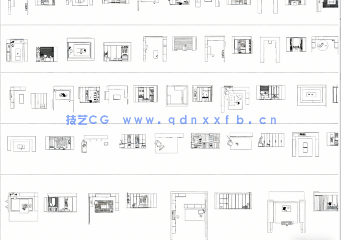  2026年最新室内设计卧室衣帽间CAD图库CAD卧室衣柜CAD更衣室CAD服装间CAD衣柜(图5)