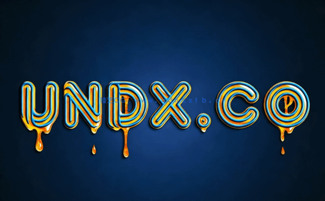 3D液体流出效果文字PSD模板合集(图2)