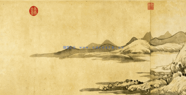 中国风国画风效果图PSD源文件(图1)