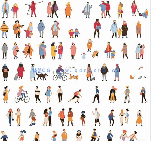 插画风格PNG/PSD/AI格式素材(图2)