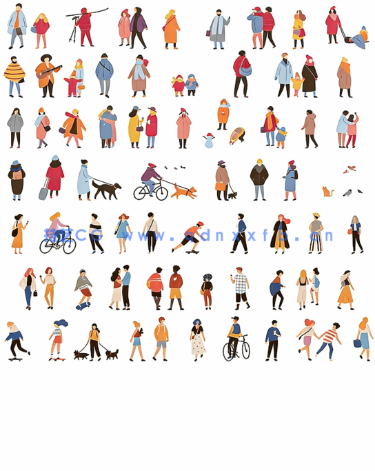 插画风格PNG/PSD/AI格式素材(图3)