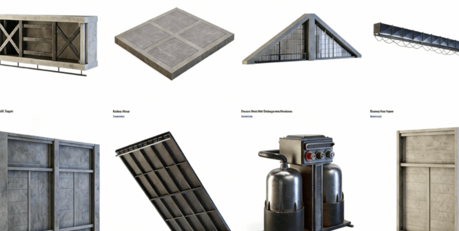 [建筑景观] 废弃工厂建筑环境场景3D模型与PBR材质合集(图7)