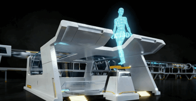 [建筑景观] 高科技城市街道景观建筑环境场景3D模型合集(图4)