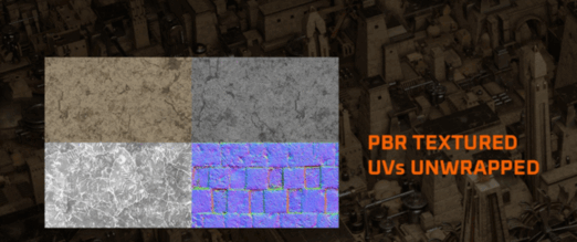 [建筑景观] 沙漠帝国科幻奇幻建筑景观环境场景3D模型(图3)