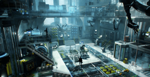 [建筑景观] 未来科技秘密实验室建筑环境场景3D模型合集(图1)